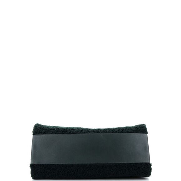 Chanel Deauville Tote Shearling Large Green - Picture 5 of 7